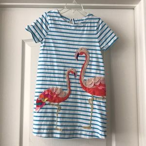 Mini Boden Flamingo Dress